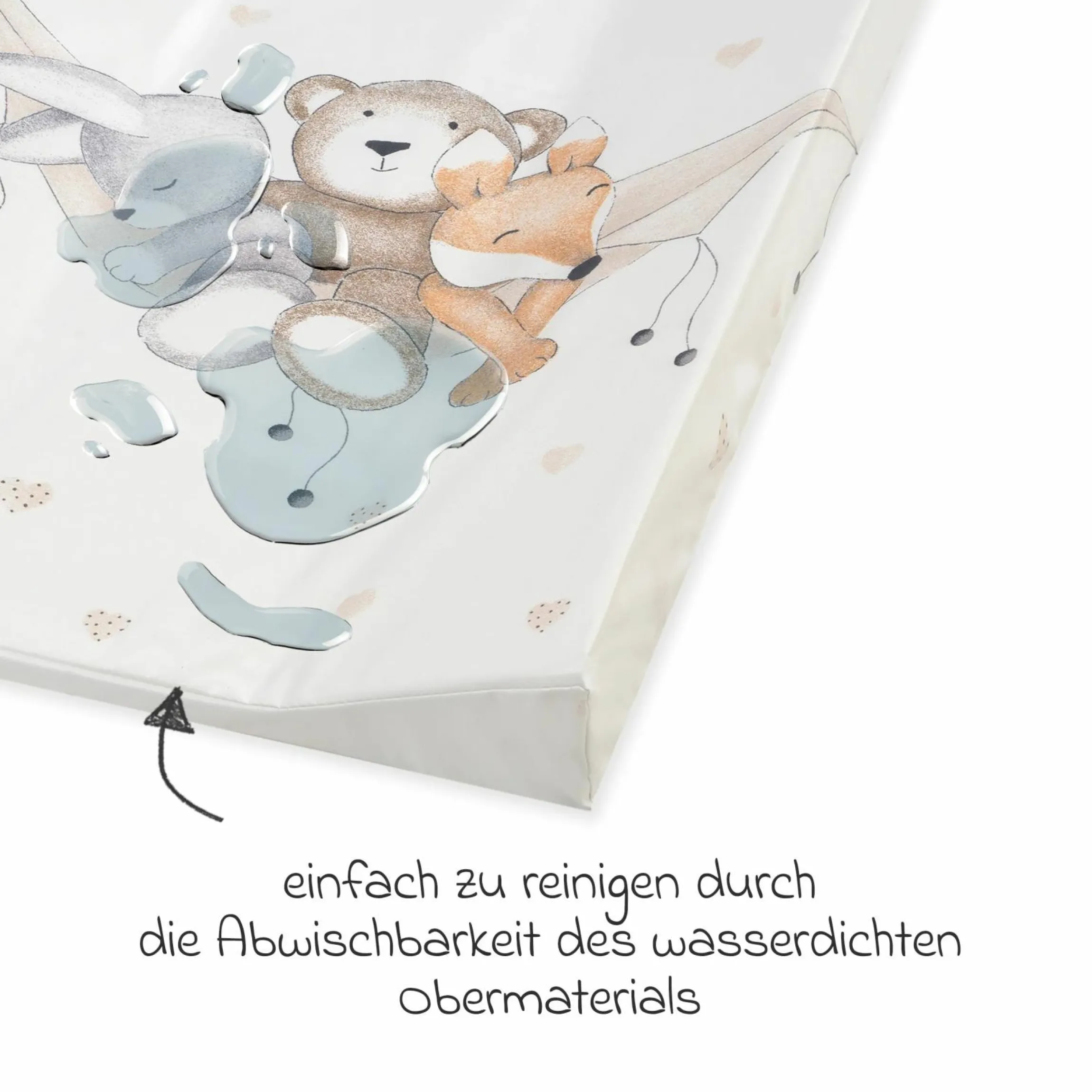 Wickelmulde Folie 2-Keil 50 x 65 cm - Schlummerbande