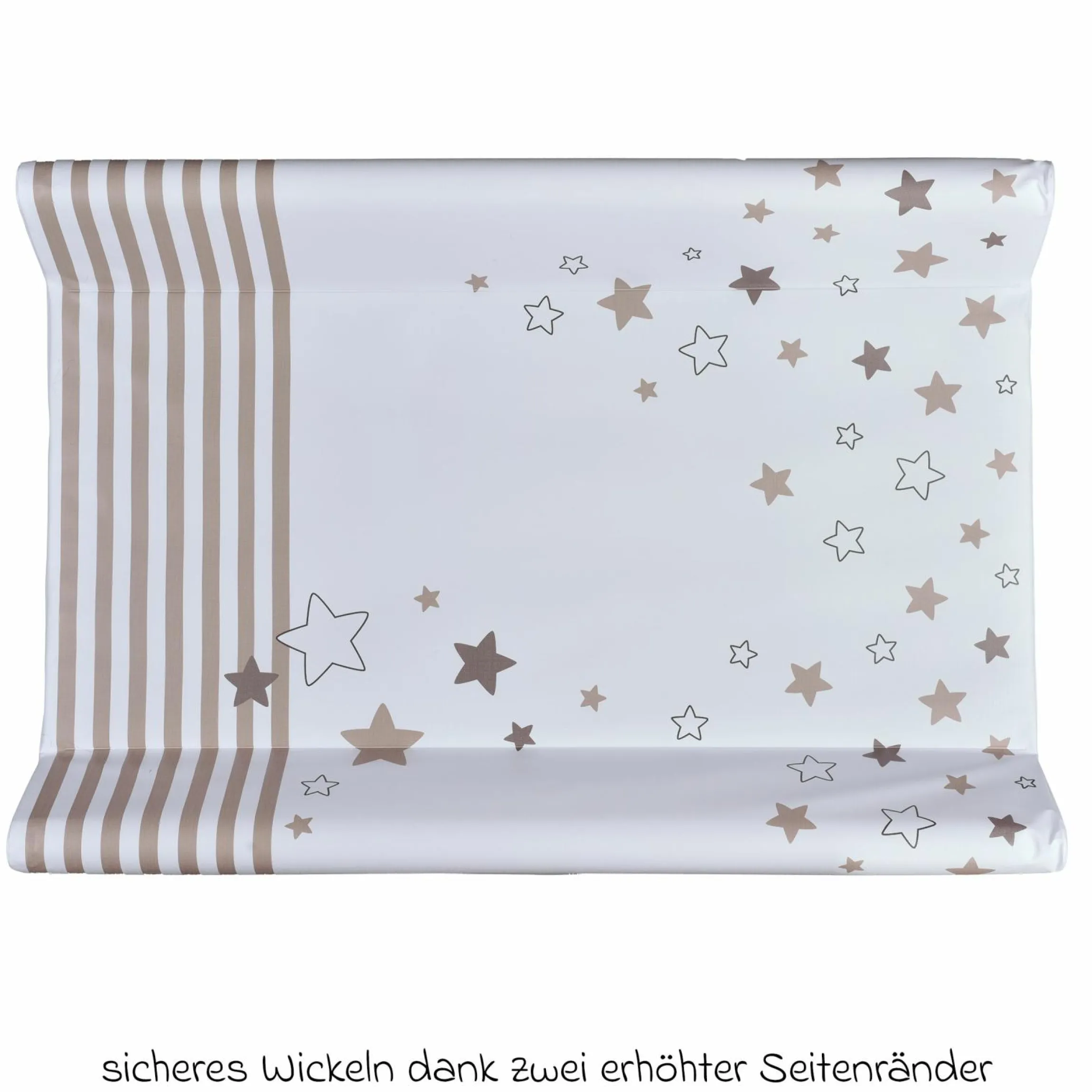 Wickelmulde Folie 2-Keil 50 x 70 cm - Lieblingsmensch - Weiß