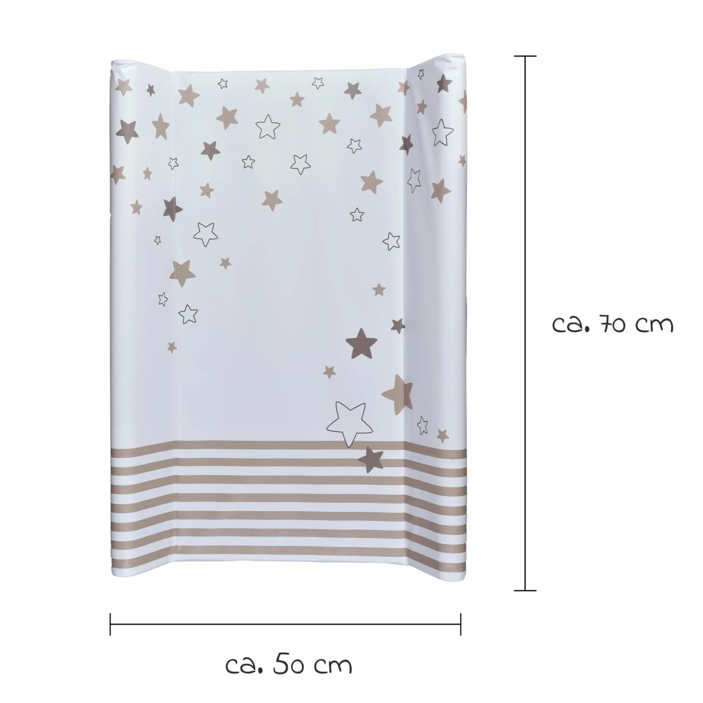 Wickelmulde Folie 2-Keil 50 x 70 cm - Lieblingsmensch - Weiß