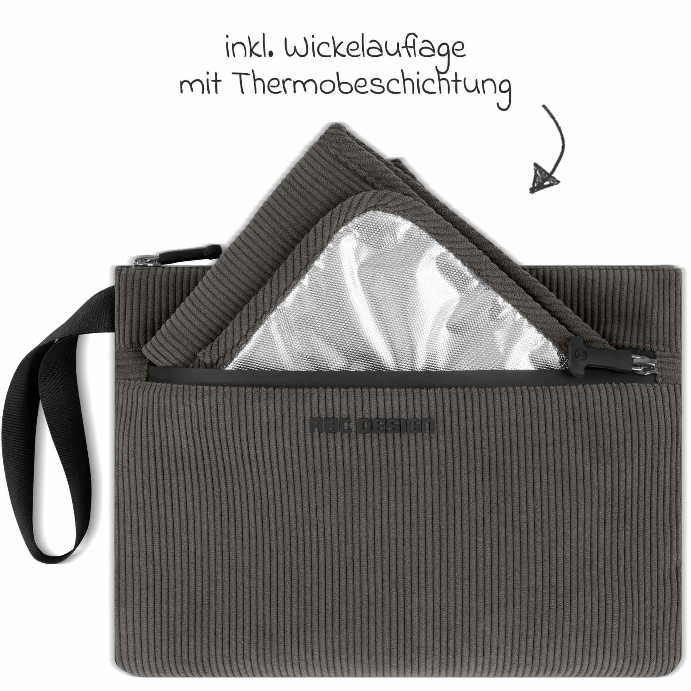 Wickelorganizer Classic inkl. Wickelunterlage - Almond - Kollektion 2025