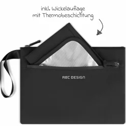 Wickelorganizer Classic inkl. Wickelunterlage - Pure - Coal - Kollektion 2025