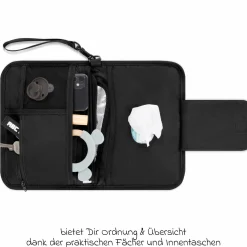 Wickelorganizer Multi inkl. Wickelunterlage - Pure - Coal - Kollektion 2025