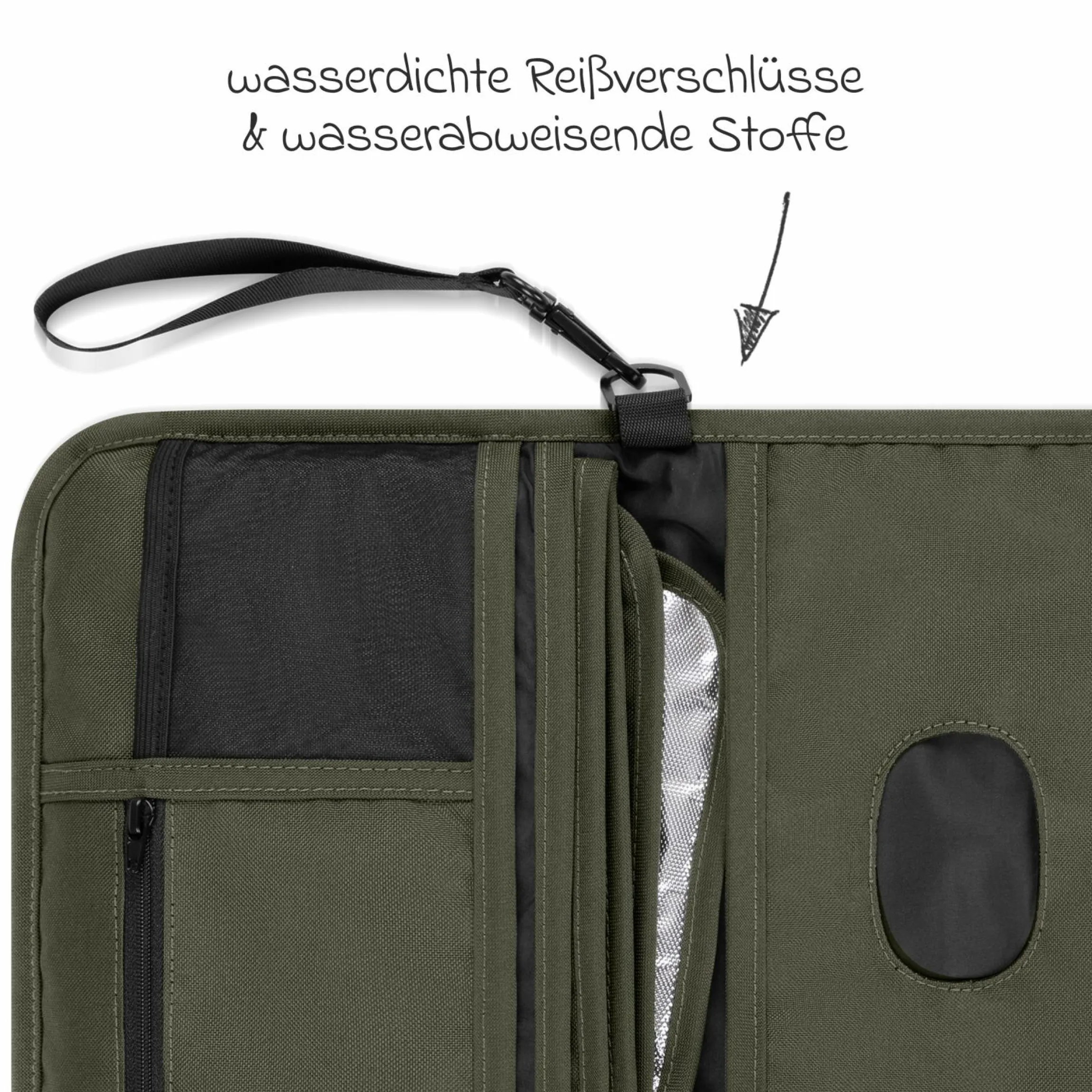 Wickelorganizer Multi inkl. Wickelunterlage - Pure - Avocado - Kollektion 2025