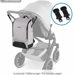 Wickelrucksack Active mit großem Frontfach inkl. Wickelunterlage & Zubehör - Pine - Kollektion 2025