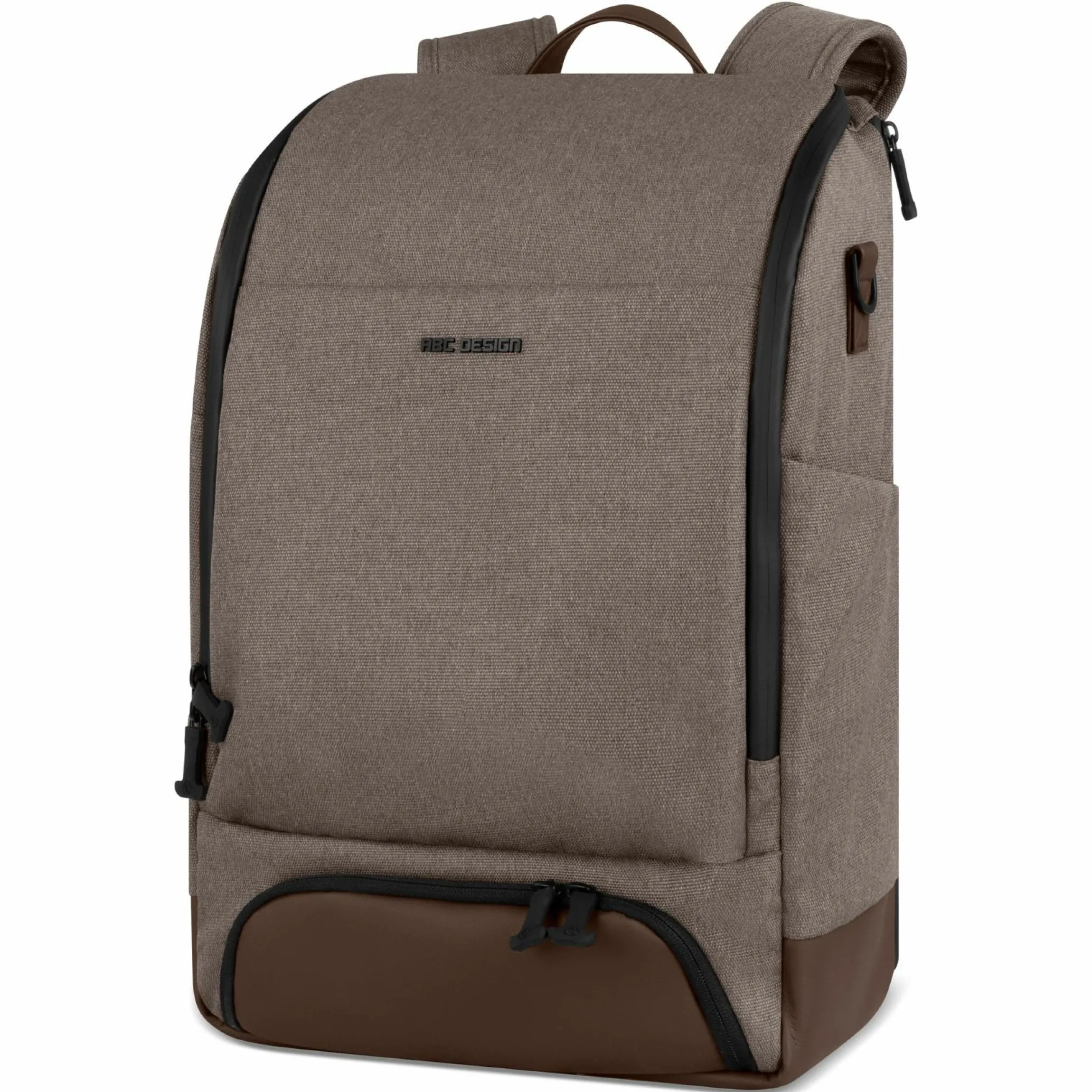 Wickelrucksack Active mit großem Frontfach inkl. Wickelunterlage & Zubehör - Pure - Nature - Kollektion 2025
