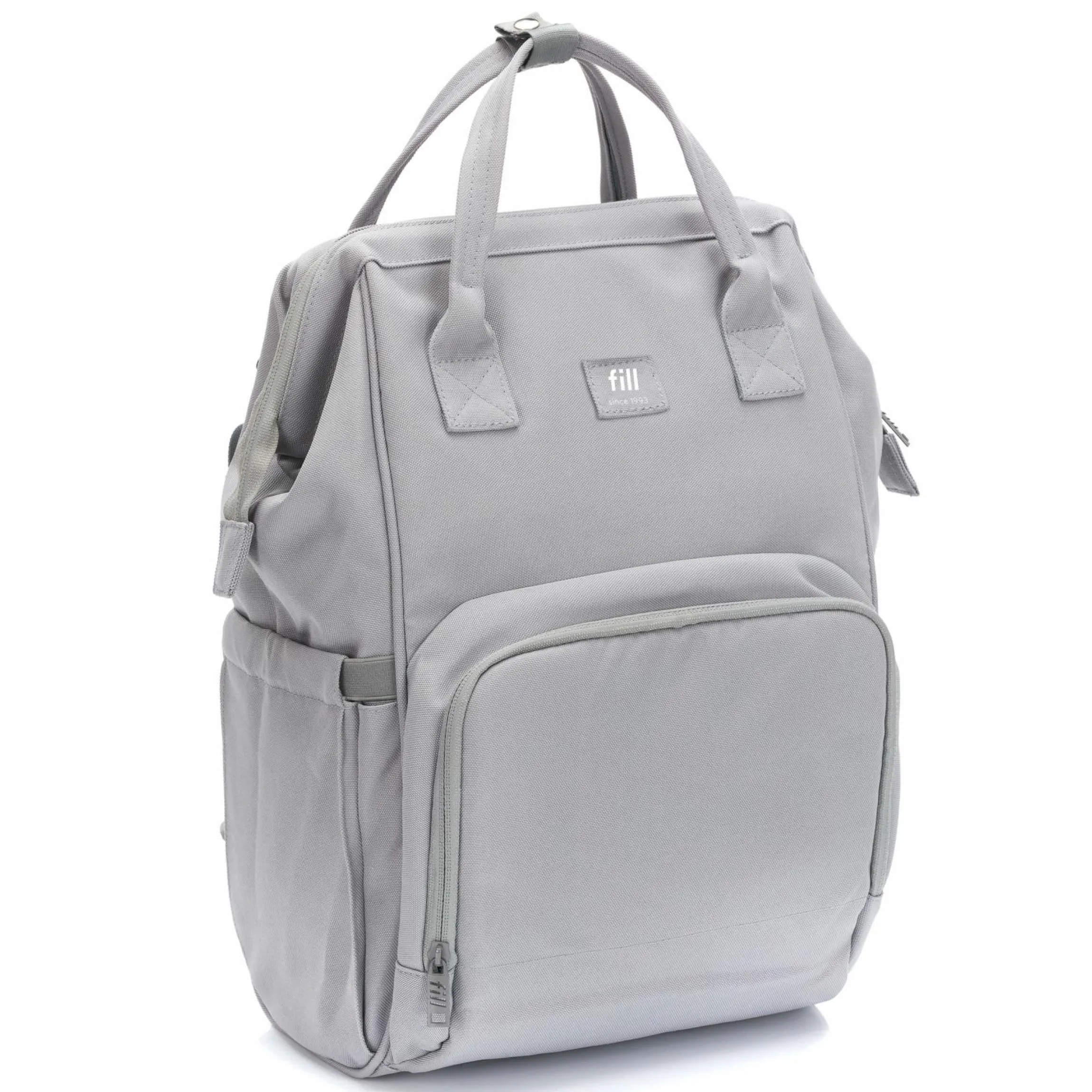 Wickelrucksack Barcelona im modernen Design mit variablem Stauraum - Stone Grey