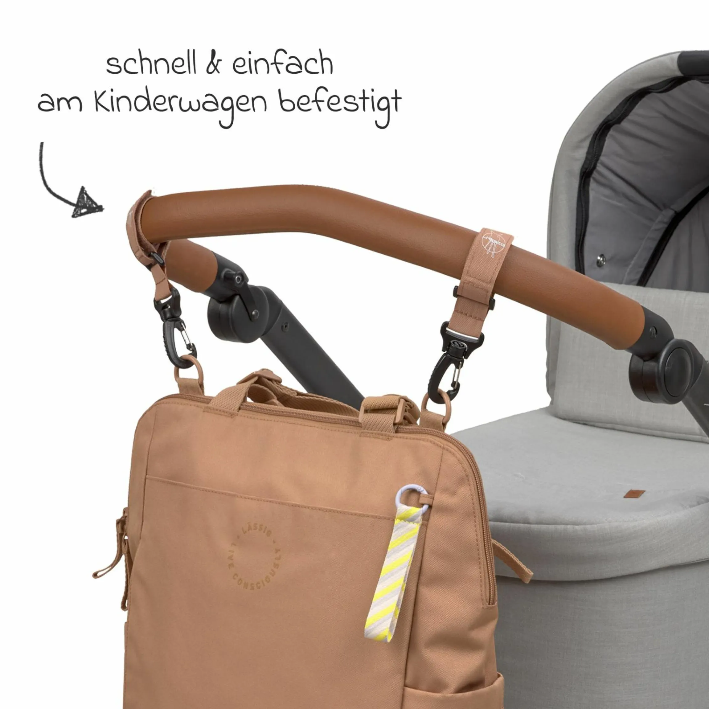 Wickelrucksack Conversion Backpack - Almond