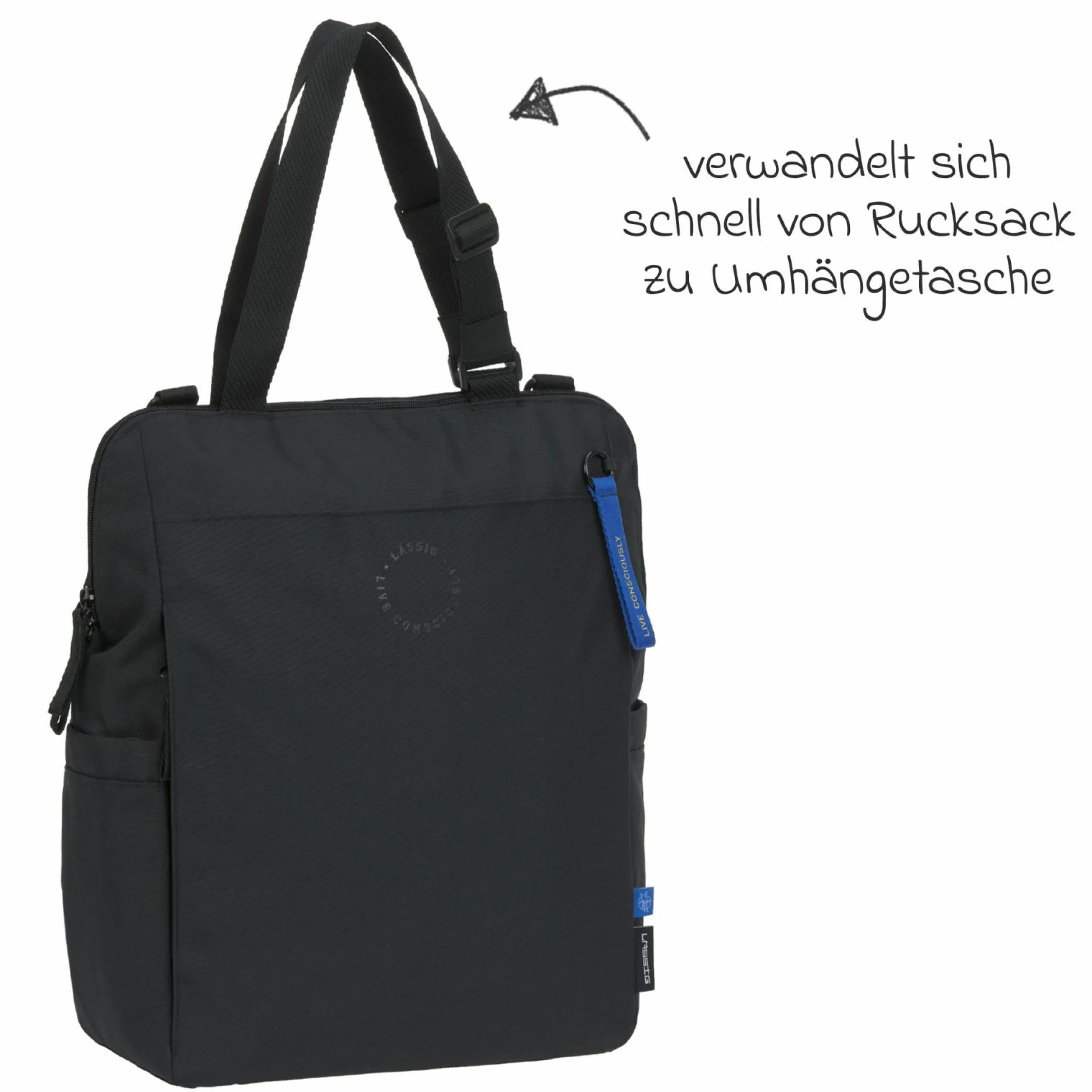 Wickelrucksack Conversion Backpack - Black