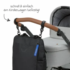 Wickelrucksack Conversion Backpack - Black