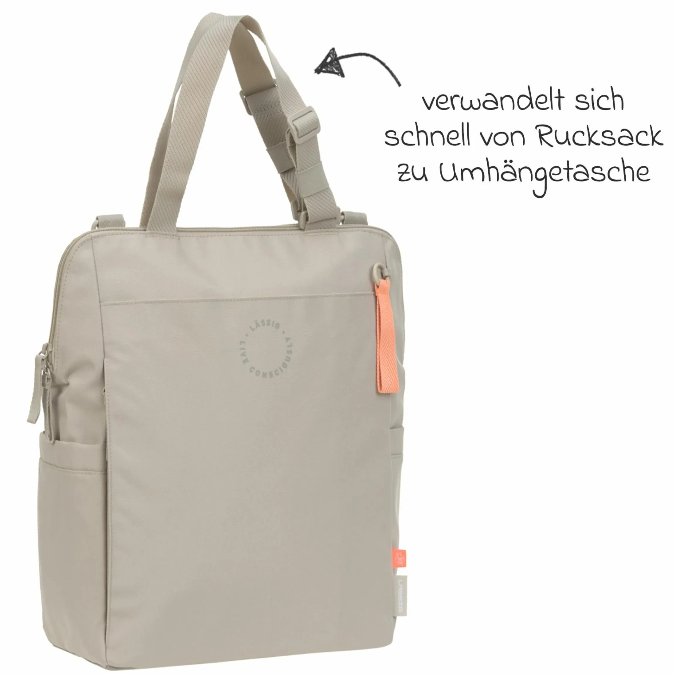 Wickelrucksack Conversion Backpack - Beige