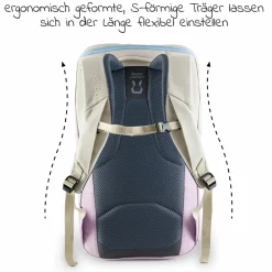 Wickelrucksack Deuter Pack N Walk - Beige / Lavender