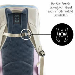 Wickelrucksack Deuter Pack N Walk - Beige / Lavender