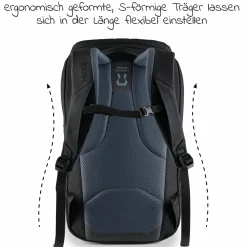 Wickelrucksack Deuter Pack N Walk - Black
