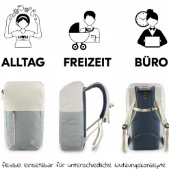 Wickelrucksack Deuter Pack N Walk - Beige / Sage