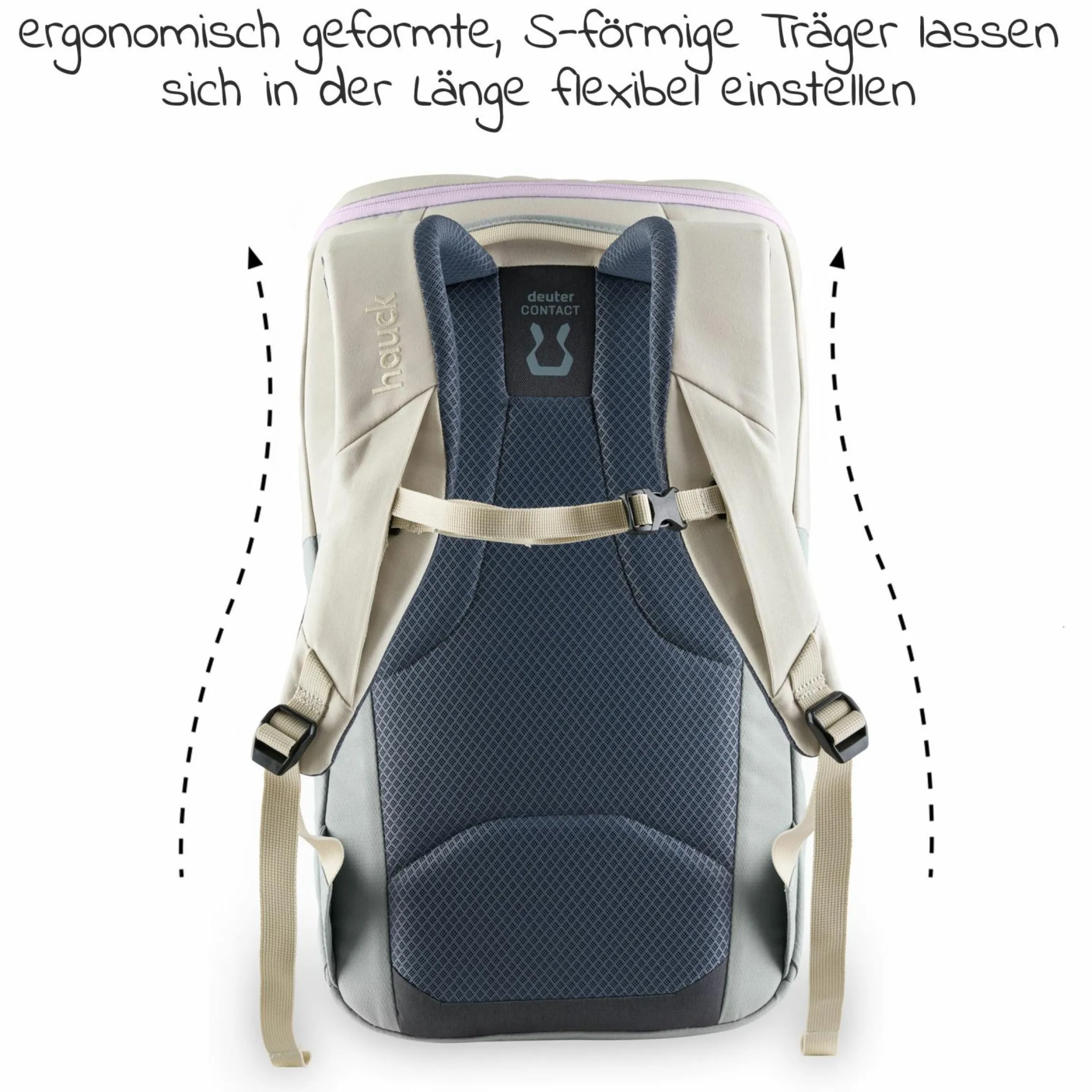 Wickelrucksack Deuter Pack N Walk - Beige / Sage