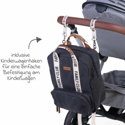 Wickelrucksack Family Club - Signature - Schwarz