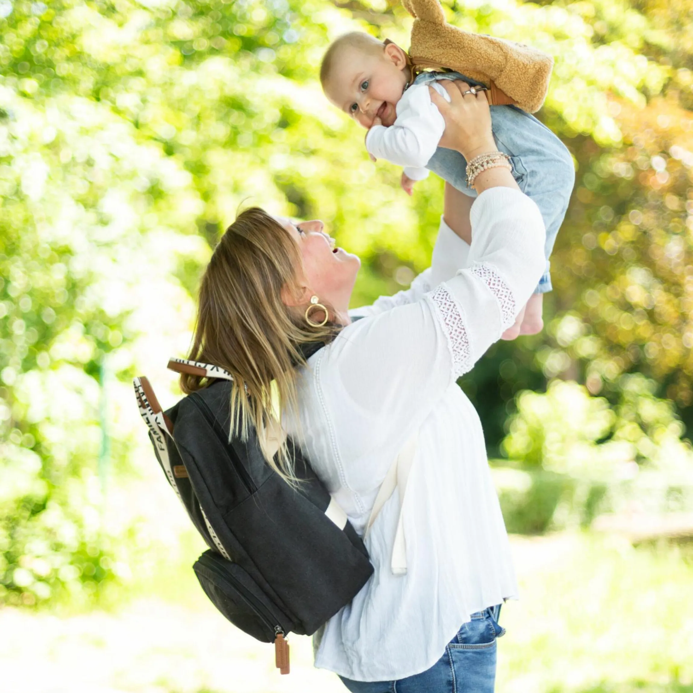 Wickelrucksack Family Club - Signature - Schwarz