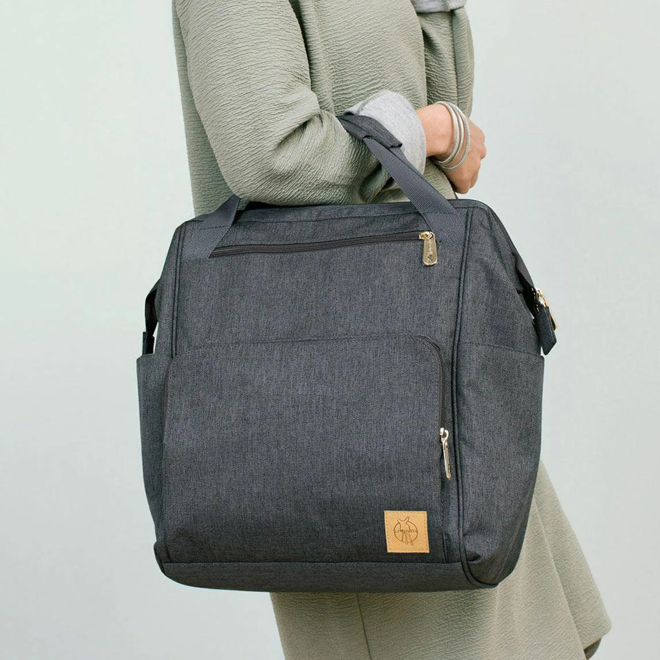 Wickelrucksack Glam Goldie Backpack - Anthracite