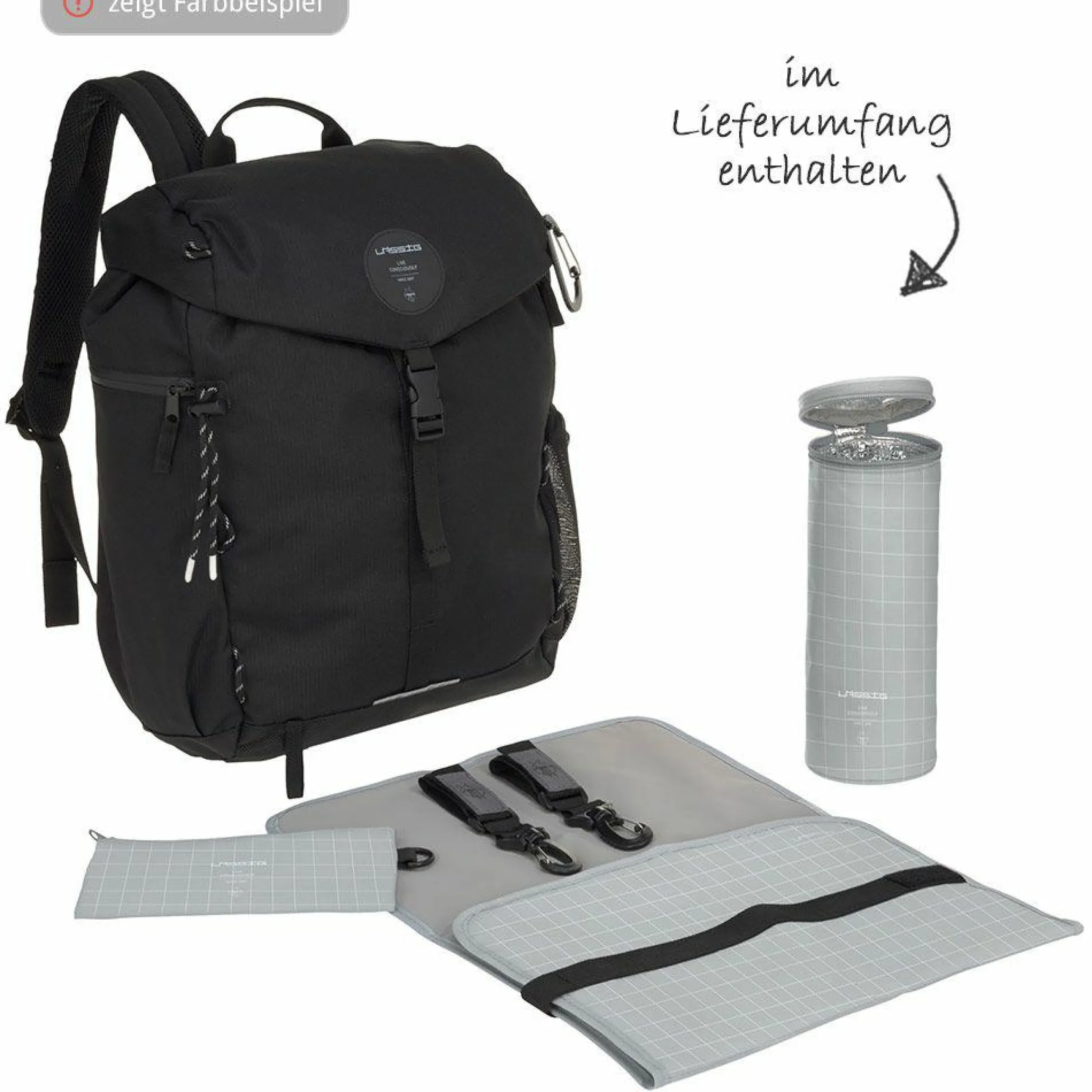 Wickelrucksack Green Label Outdoor Backpack - Grey