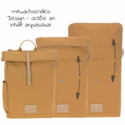 Wickelrucksack Green Label Rolltop Backpack - Curry