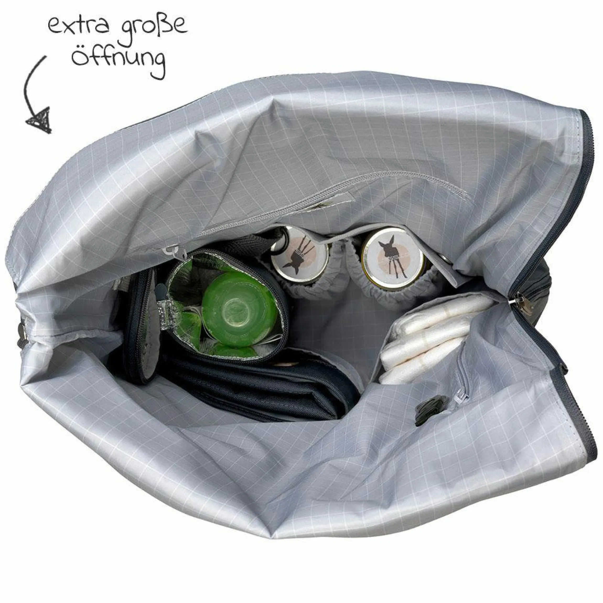 Wickelrucksack Green Label Rolltop Backpack - Night Blue