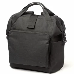 Wickelrucksack inkl. Befestigung, Wicklauflage, Flaschenhalter - Schwarz - Kollektion 2025