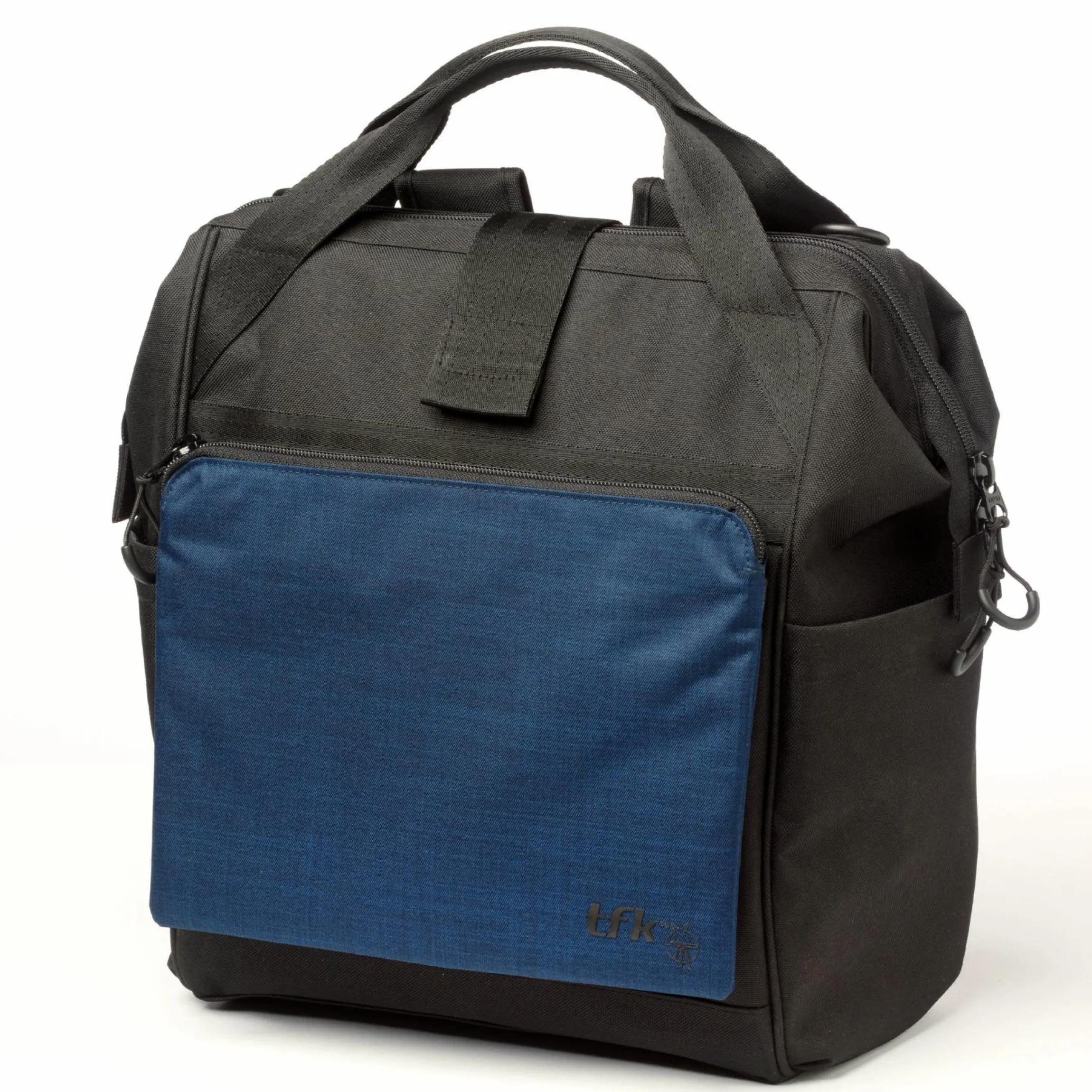 Wickelrucksack inkl. Befestigung, Wicklauflage, Flaschenhalter - Marine - Kollektion 2025