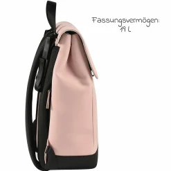 Wickelrucksack inkl. Wickelunterlage & Kinderwagenbefestigung - Oslo - Rose