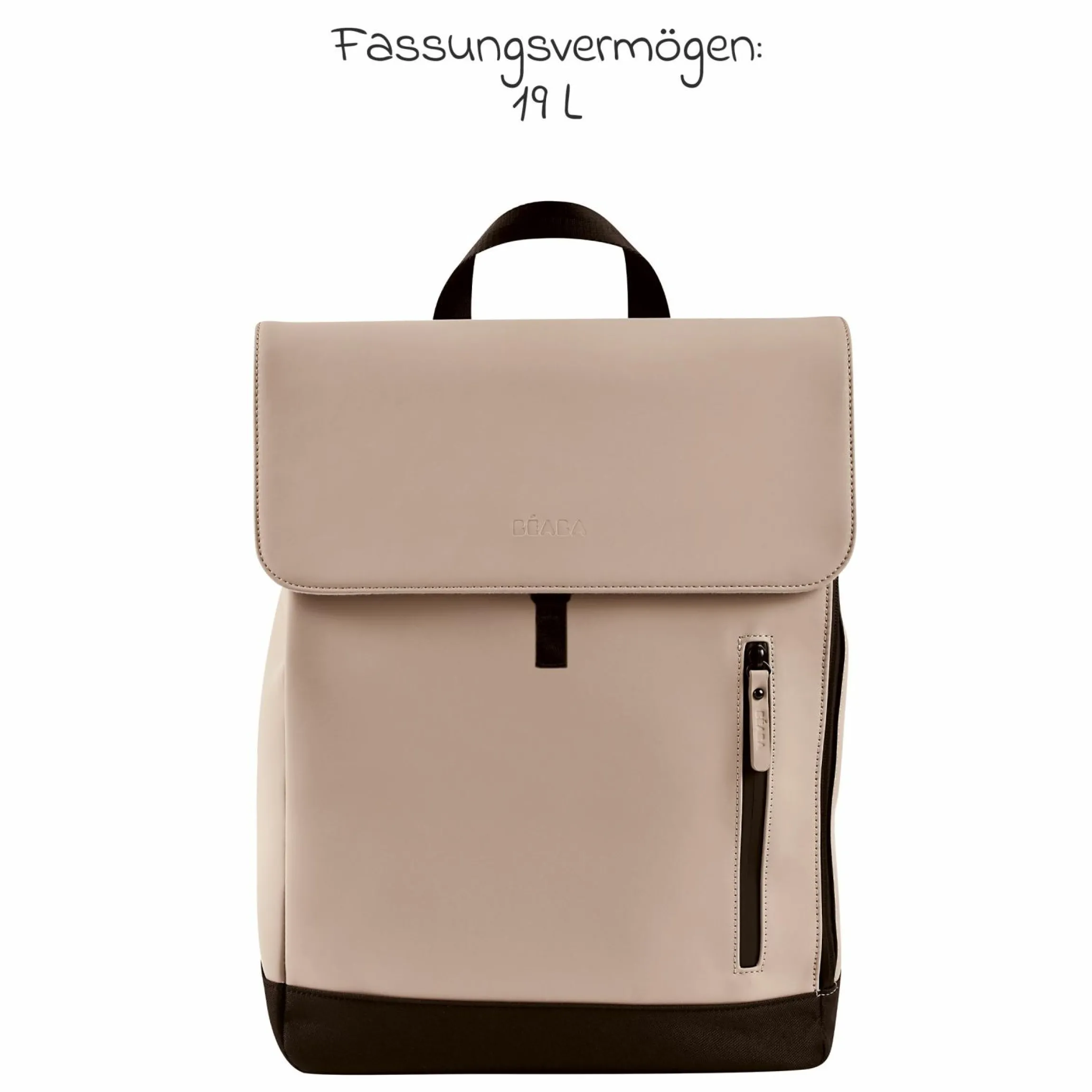 Wickelrucksack inkl. Wickelunterlage & Kinderwagenbefestigung - Oslo - Clay