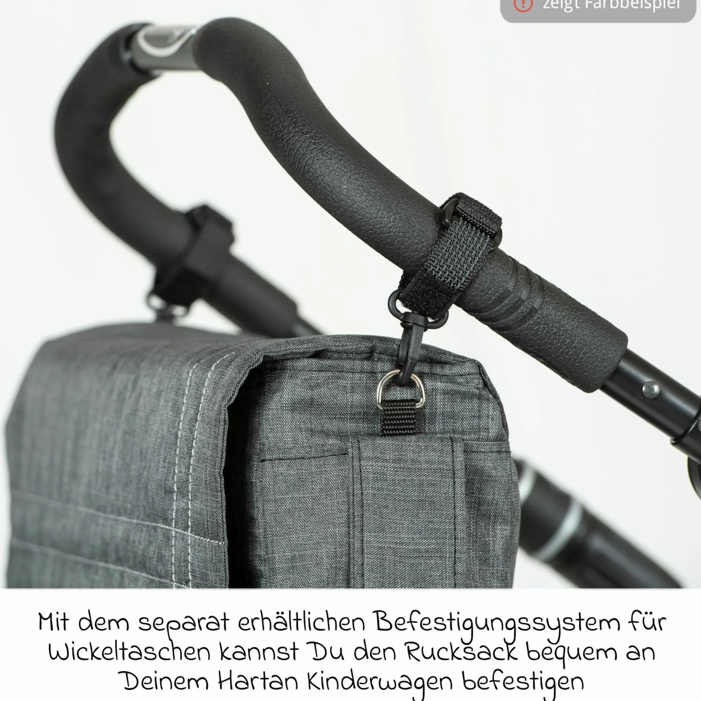 Wickelrucksack Space Bag Casual Rolltop inkl. Wickelauflage, Schmutztasche & Flaschenhalter - Panda Family - Kollektion 2024