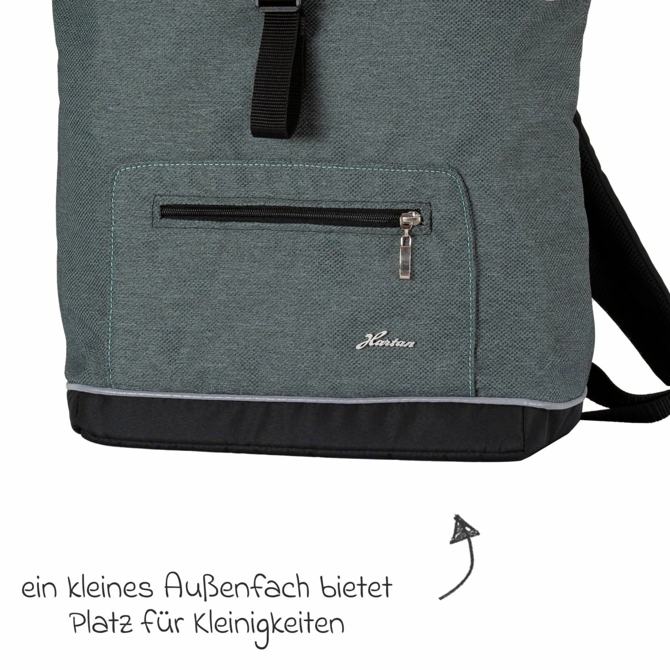 Wickelrucksack Space Bag Casual Rolltop inkl. Wickelauflage, Schmutztasche & Flaschenhalter - Animal Stars - Kollektion 2024