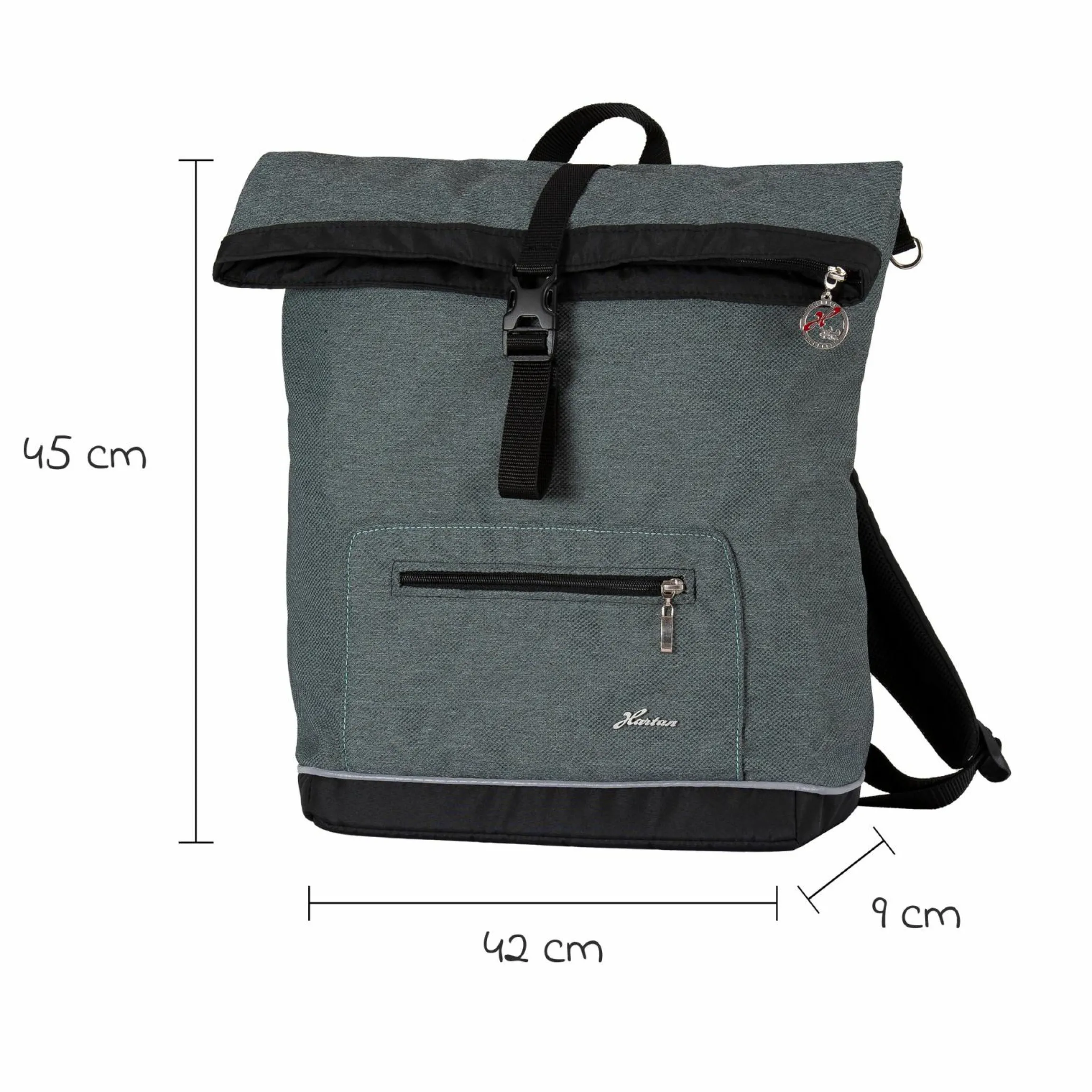 Wickelrucksack Space Bag Casual Rolltop inkl. Wickelauflage, Schmutztasche & Flaschenhalter - Animal Stars - Kollektion 2024