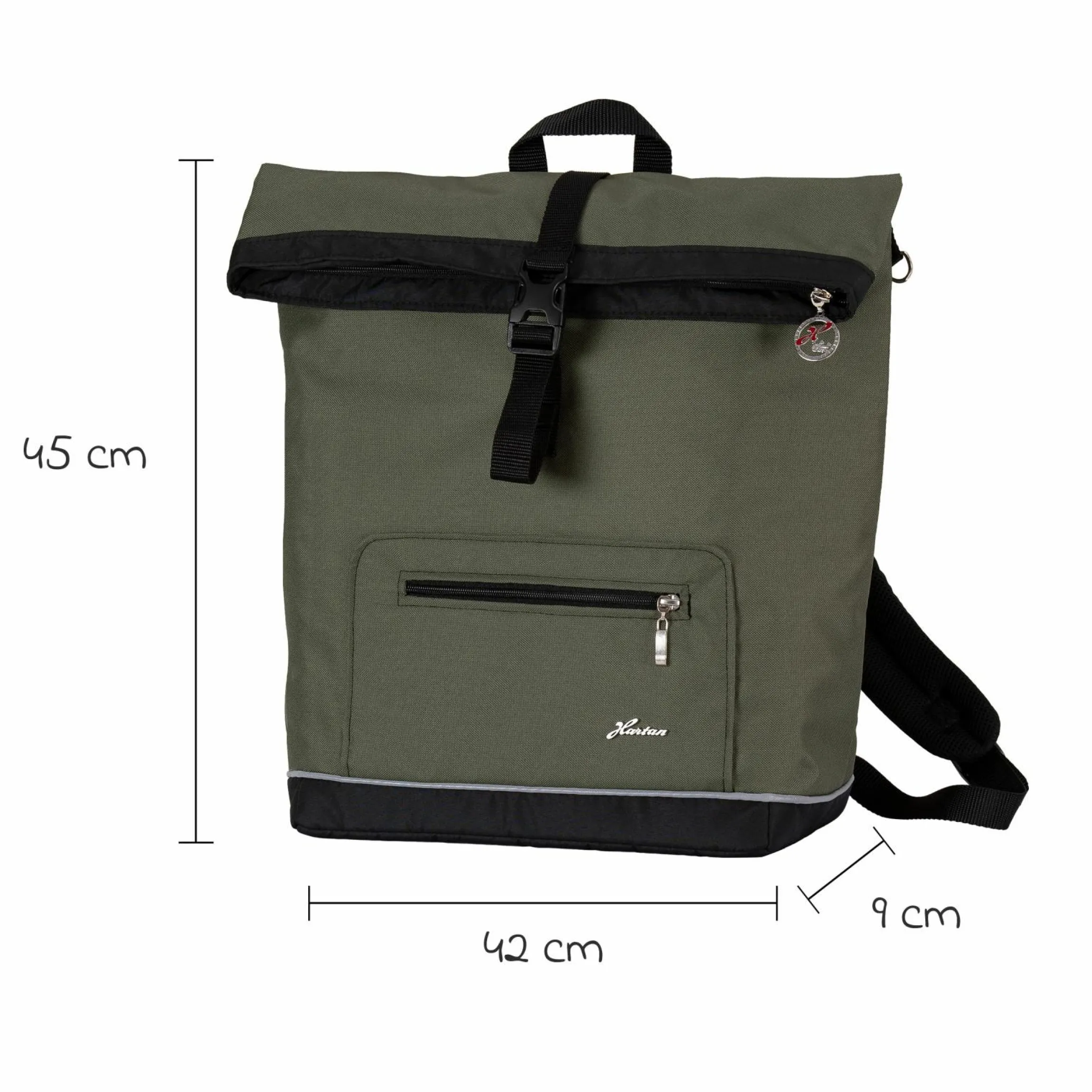 Wickelrucksack Space Bag Casual Rolltop inkl. Wickelauflage, Schmutztasche & Flaschenhalter - Rainbow - Kollektion 2024