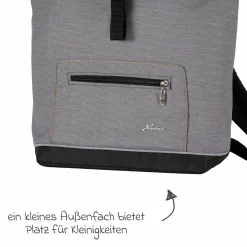 Wickelrucksack Space Bag Casual Rolltop inkl. Wickelauflage, Schmutztasche & Flaschenhalter - Little Zoo - Kollektion 2024