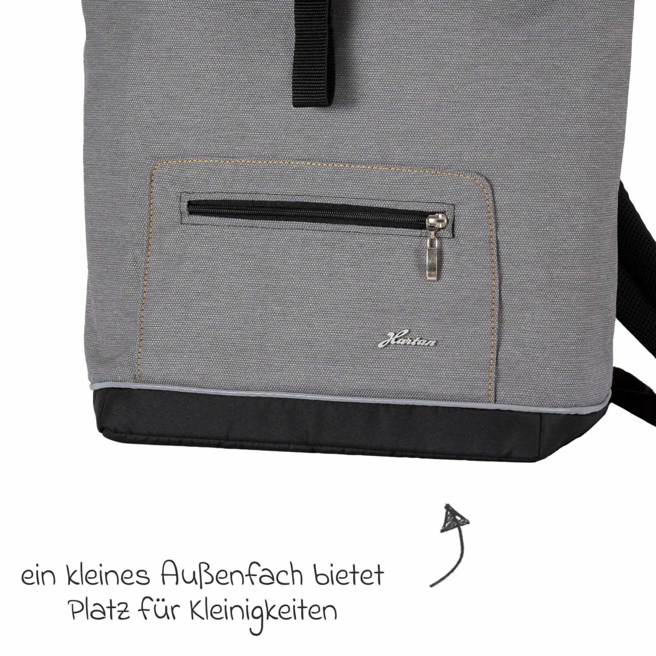 Wickelrucksack Space Bag Casual Rolltop inkl. Wickelauflage, Schmutztasche & Flaschenhalter - Little Zoo - Kollektion 2024