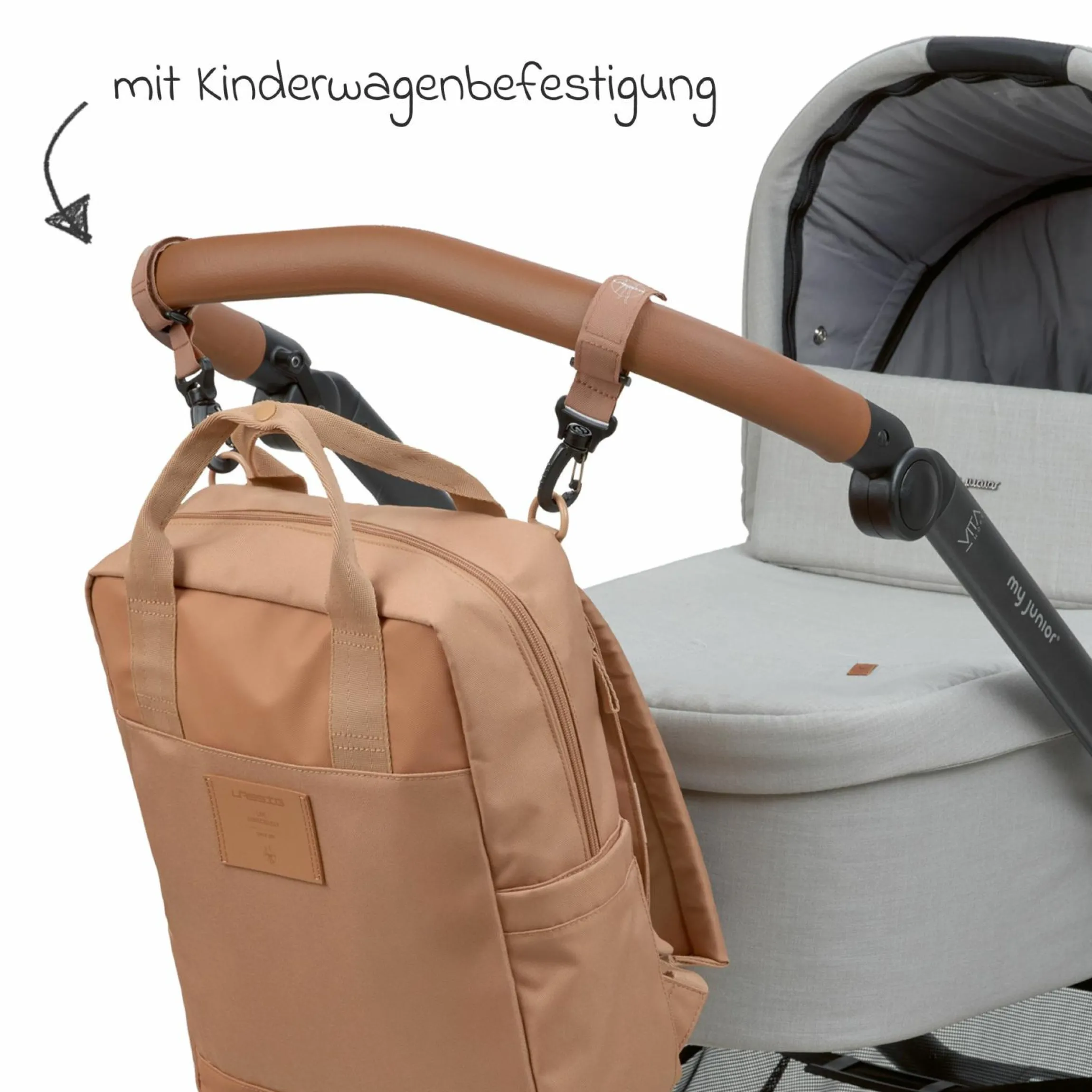 Wickelrucksack Vividal Backpack - Almond
