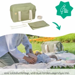 Wickeltasche Bowling - Olive