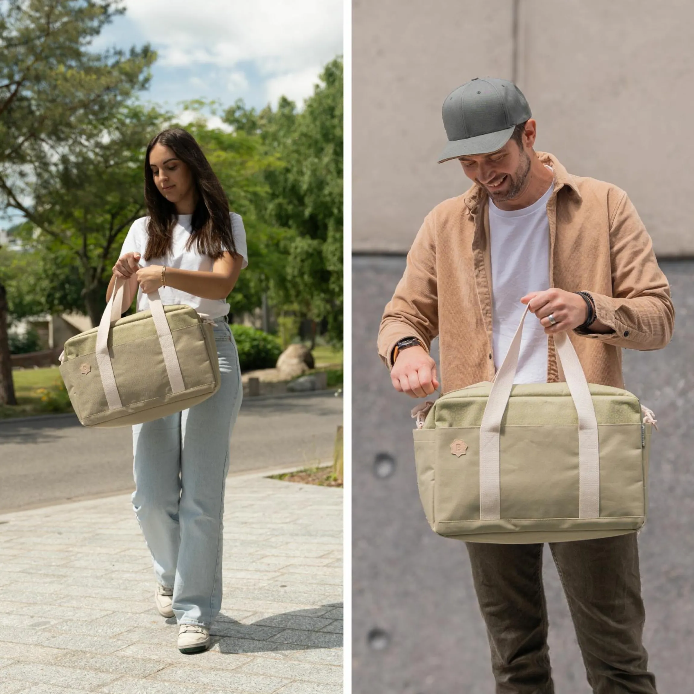 Wickeltasche Bowling - Olive
