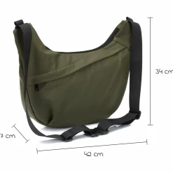 Wickeltasche Daybag die moderne Tragetasche, mit Wickelauflage, isolierter Flaschenhalter inkl. Kinderwagenbefestigung - Grün