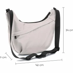 Wickeltasche Daybag die moderne Tragetasche, mit Wickelauflage, isolierter Flaschenhalter inkl. Kinderwagenbefestigung - Alabaster Natur