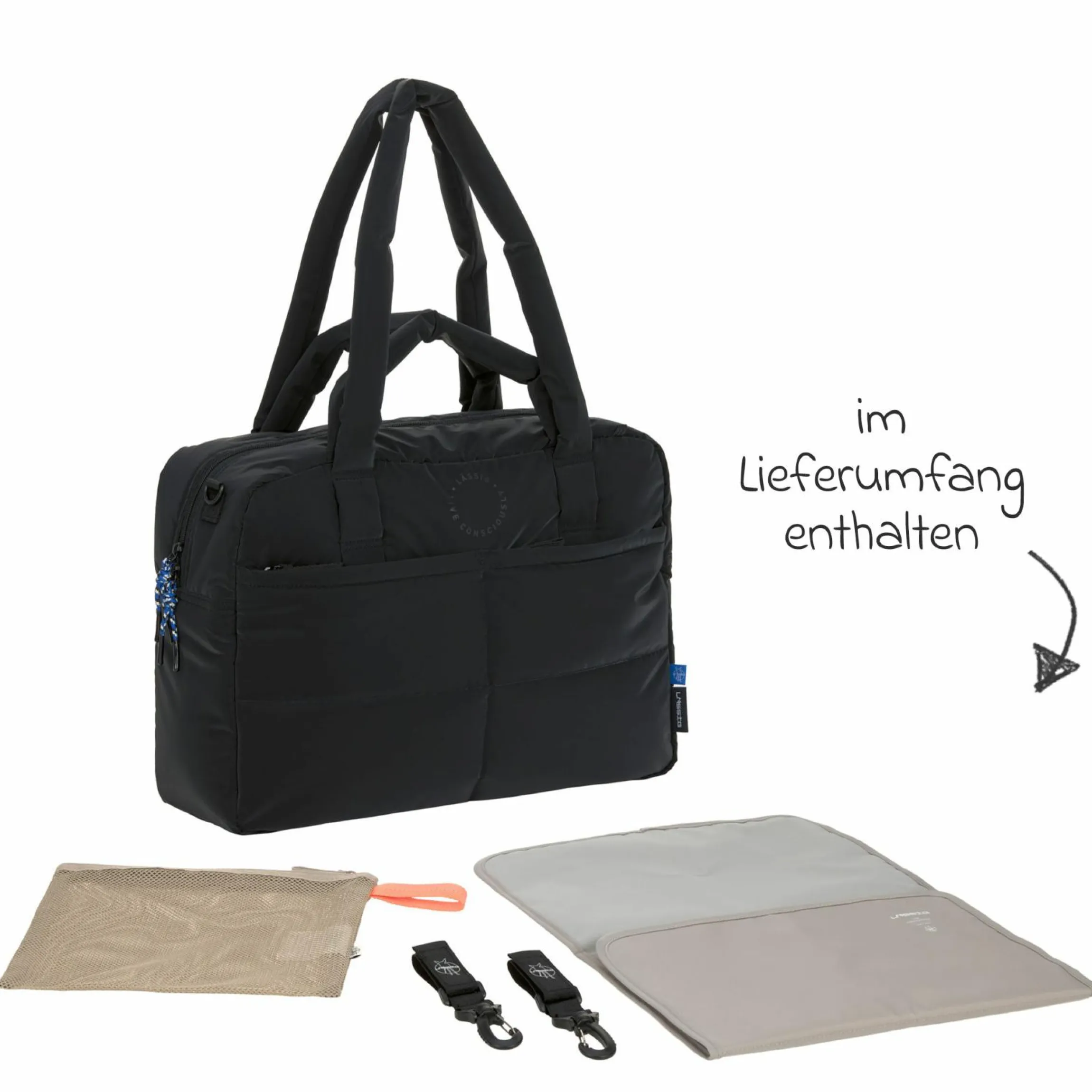 Wickeltasche Everyday Bag - Black