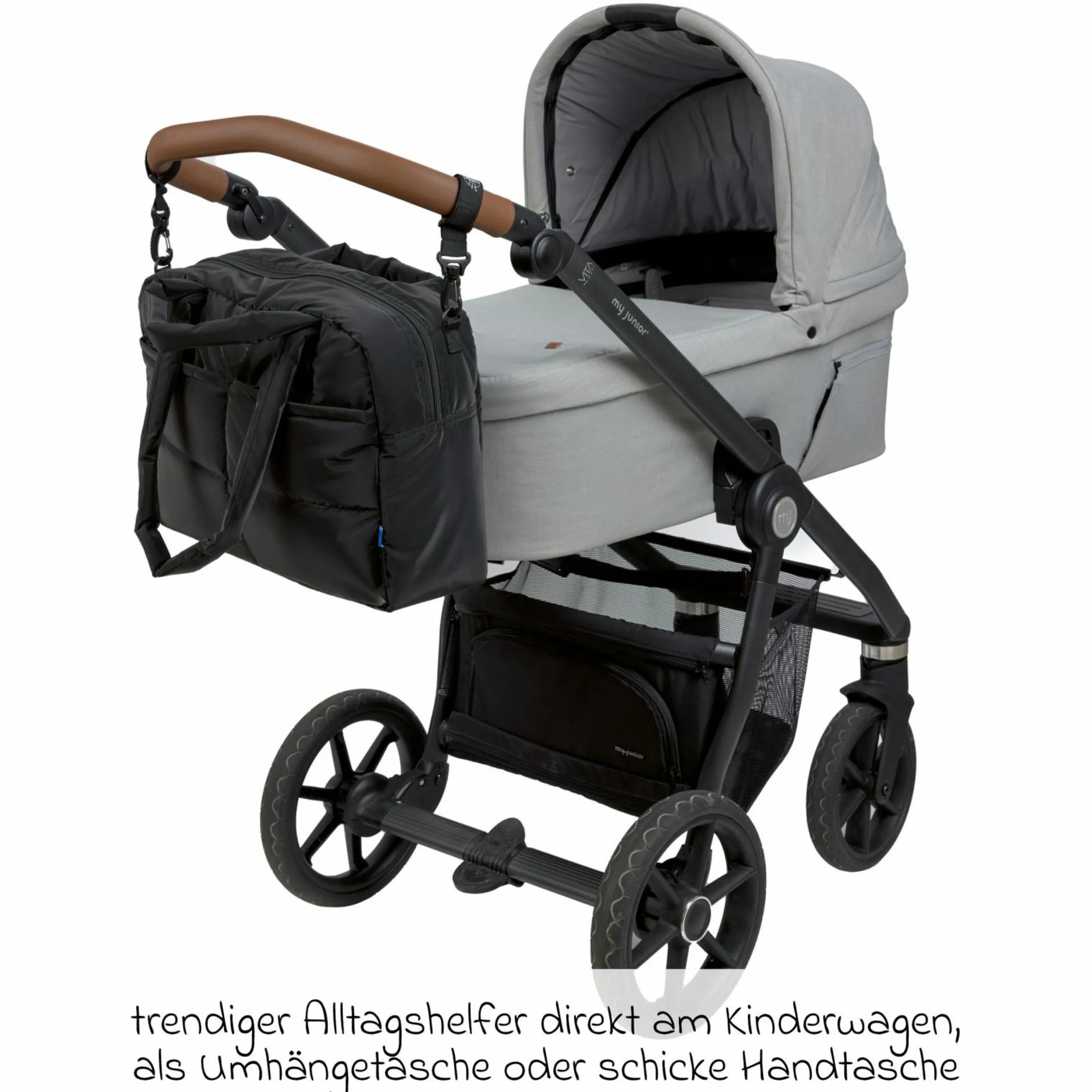 Wickeltasche Everyday Bag - Black