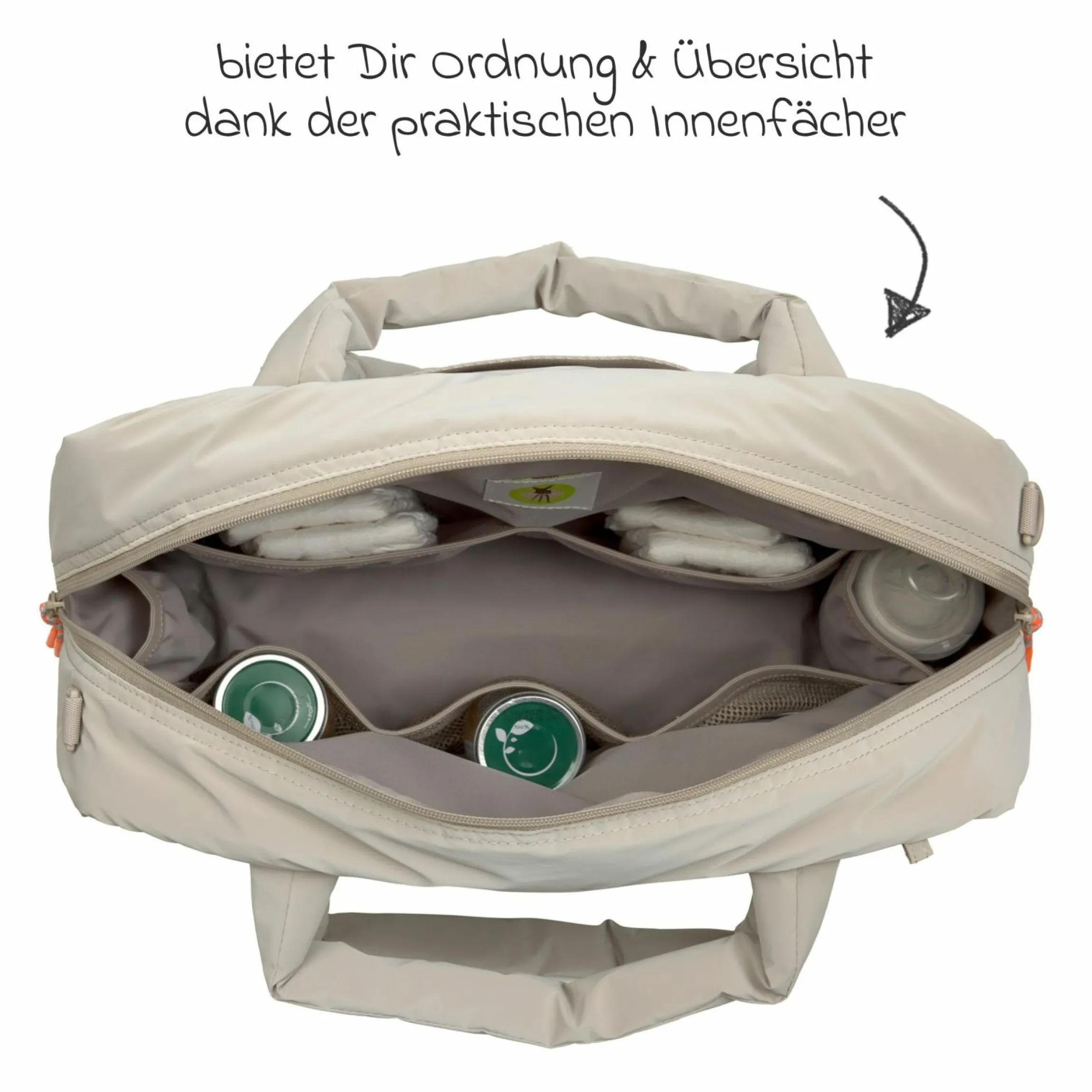 Wickeltasche Everyday Bag - Beige
