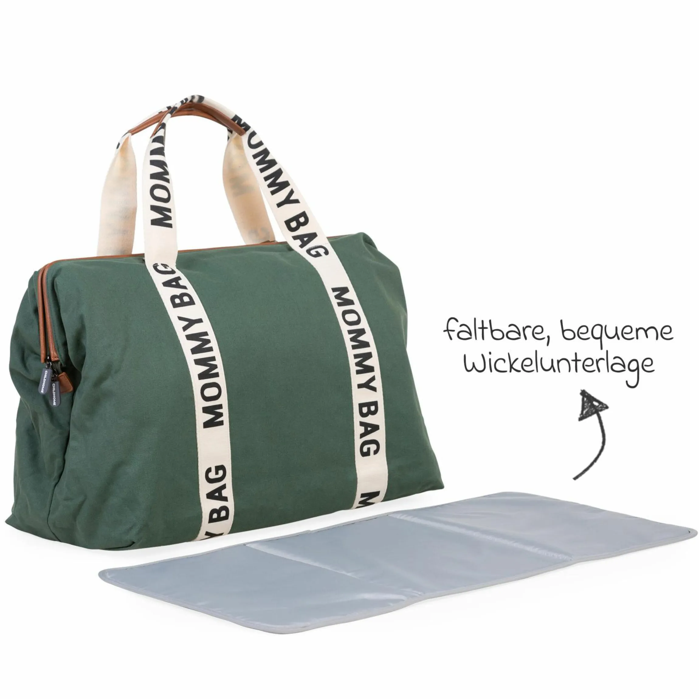 Wickeltasche Mommy Bag - Signature Canvas - Grün