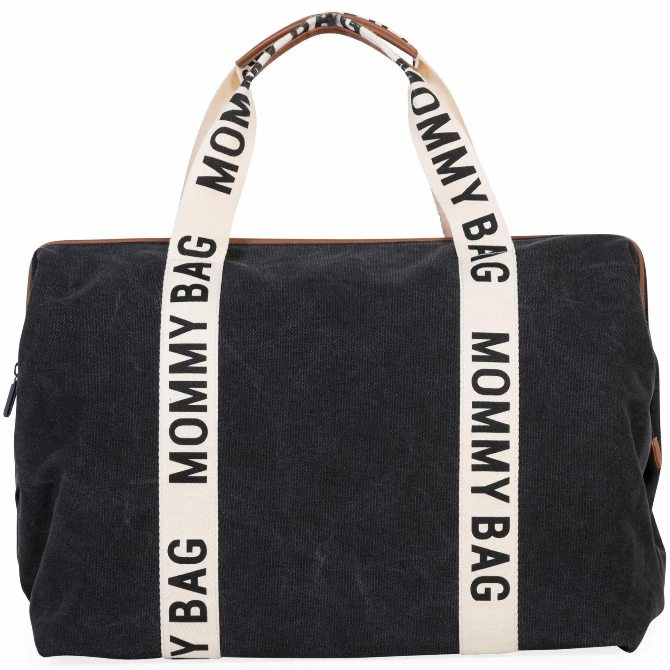Wickeltasche Mommy Bag - Signature Canvas - Schwarz