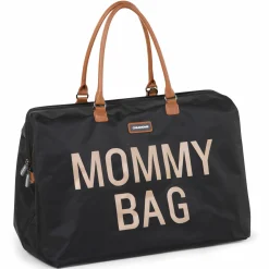 Wickeltasche Mommy Bag - Schwarz / Gold