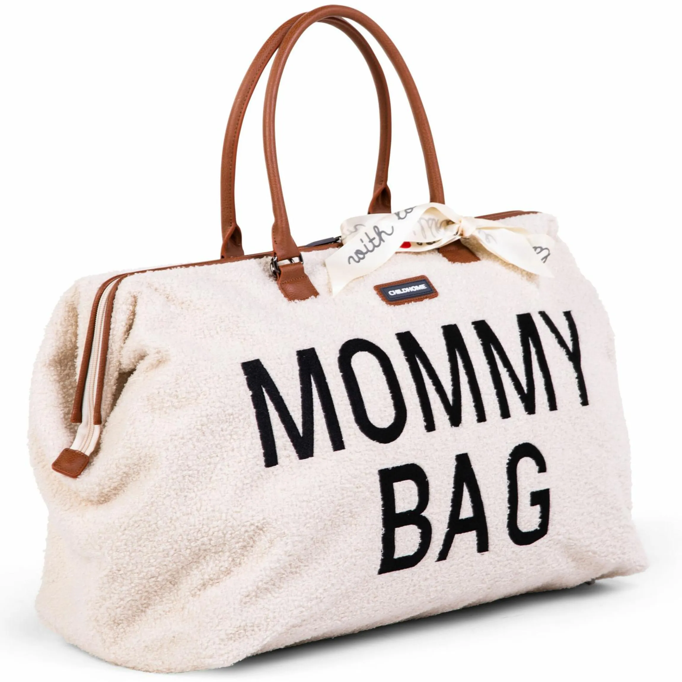 Wickeltasche Mommy Bag - Teddy - Ecru