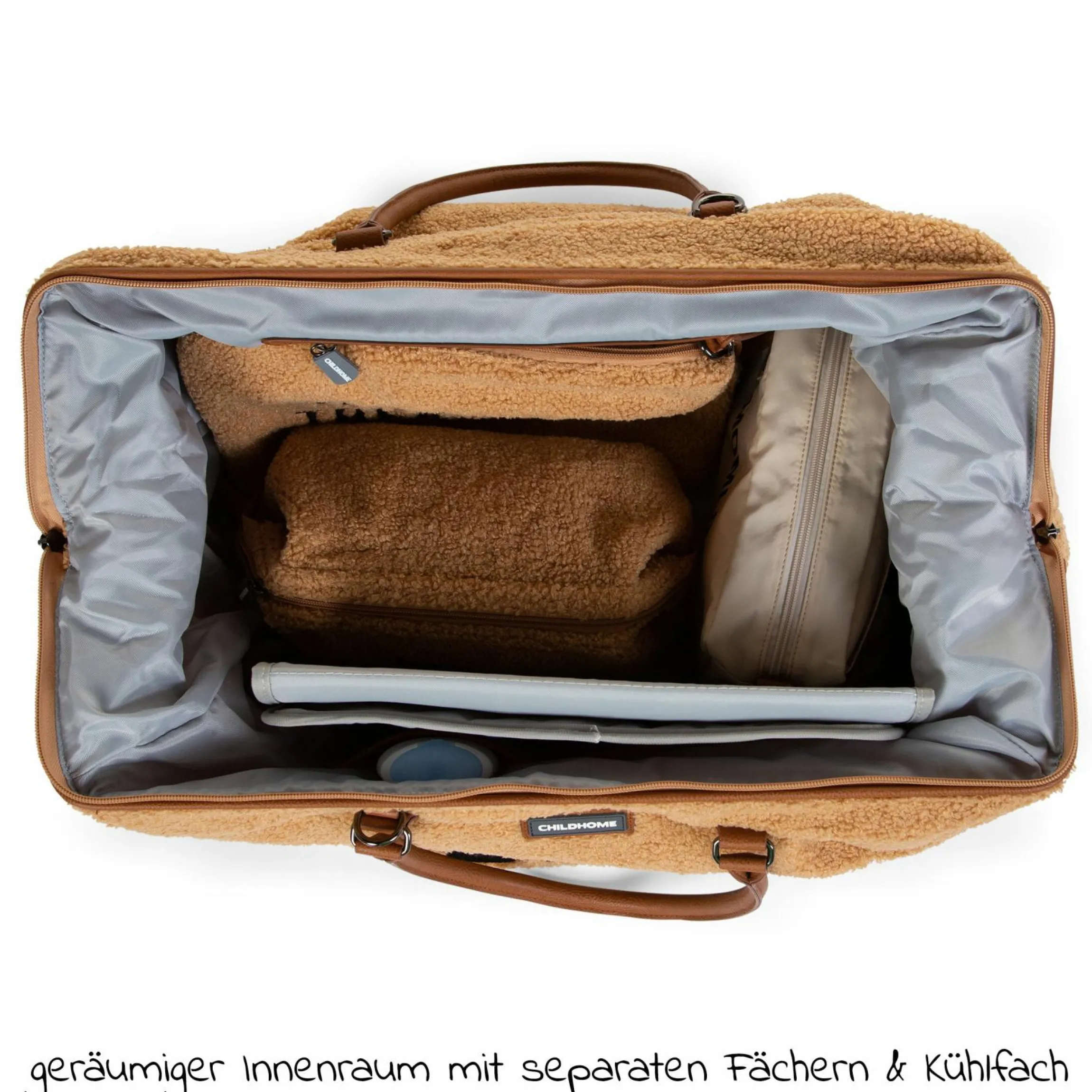 Wickeltasche Mommy Bag - Teddy - Braun