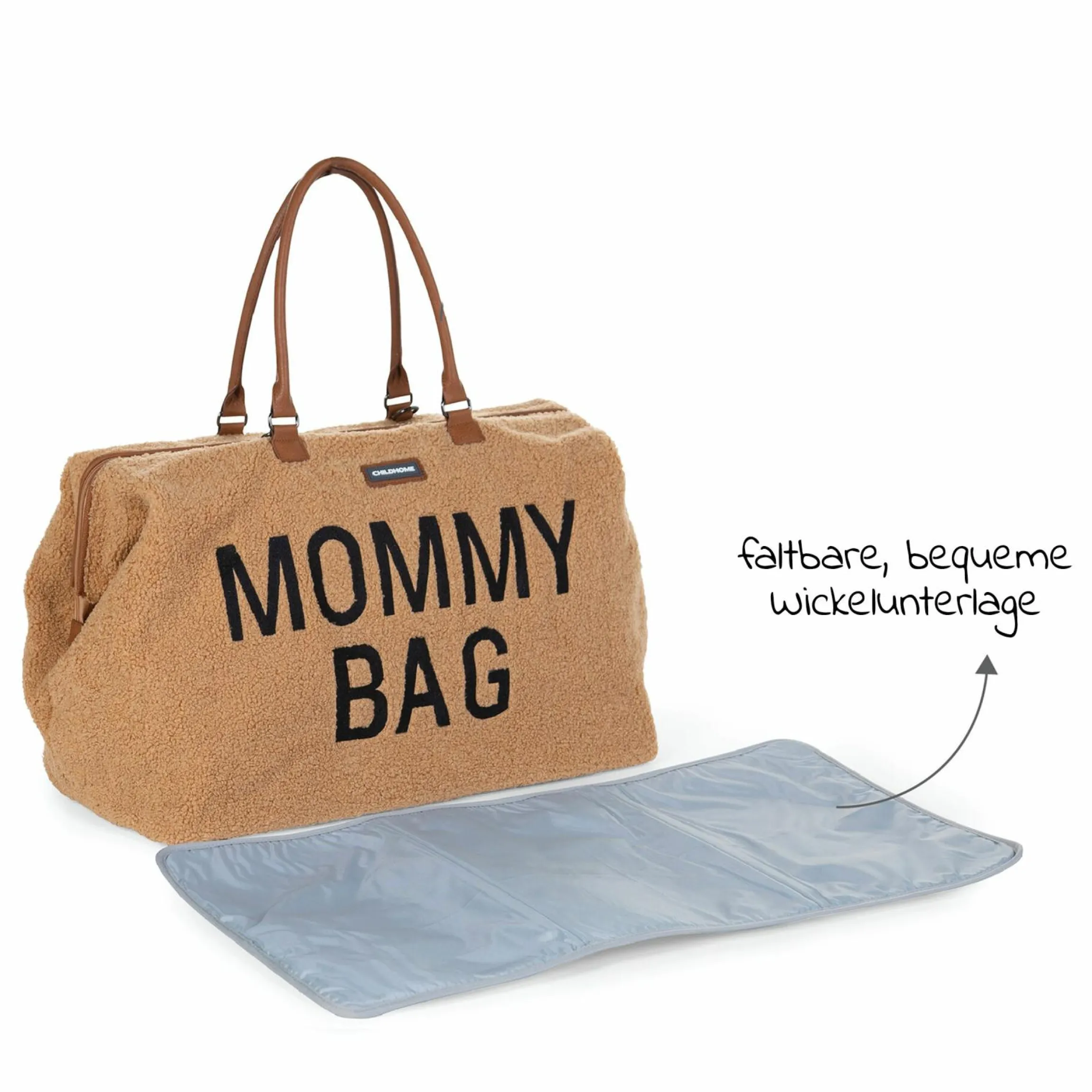 Wickeltasche Mommy Bag - Teddy - Braun