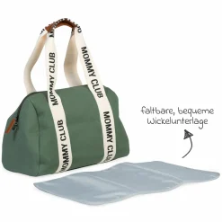 Wickeltasche Mommy Club - Signature Canvas - Grün